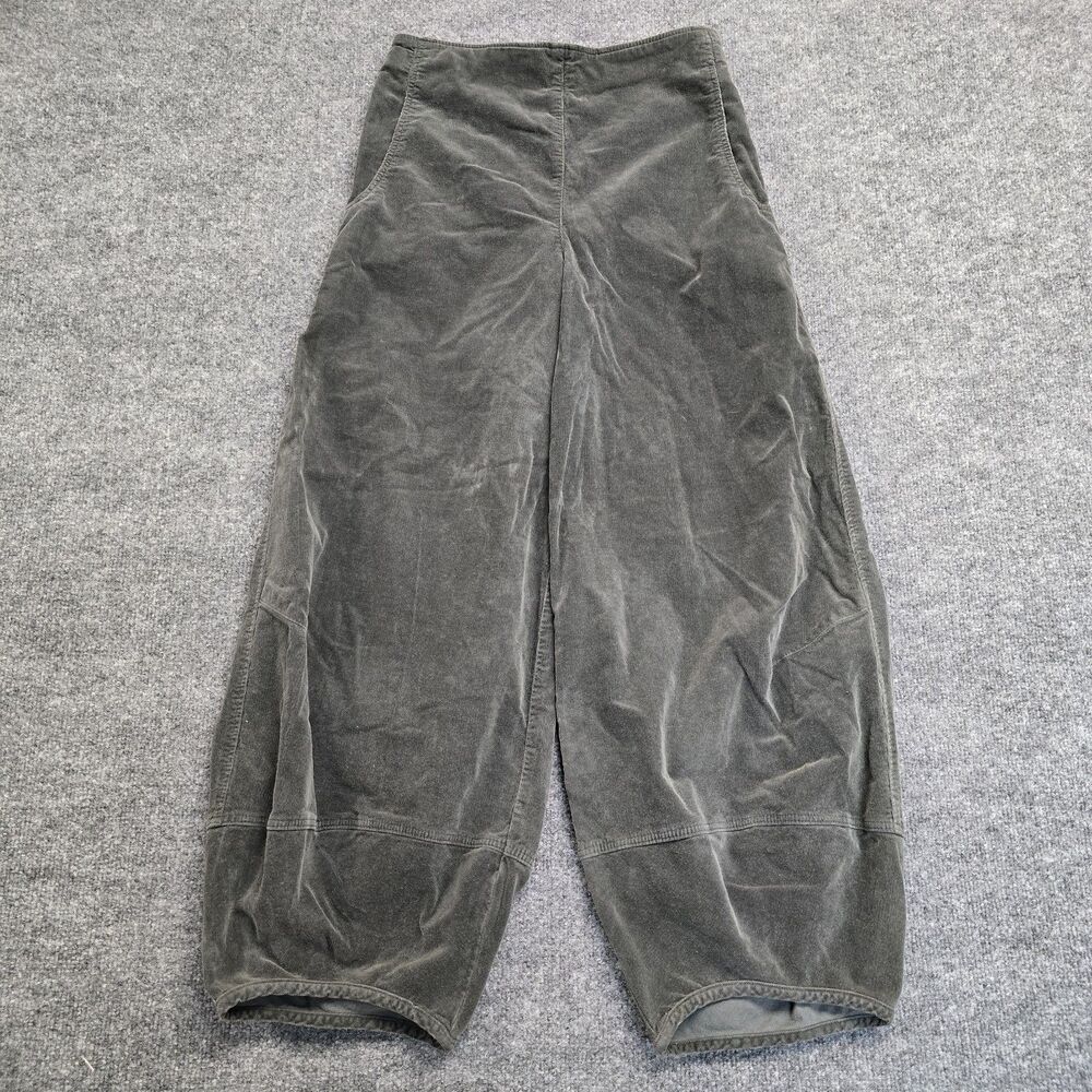 OSKA Germany Corduroy Gray Baggy Barrel Wide Leg Balloon Langenlook Pants Sz 1